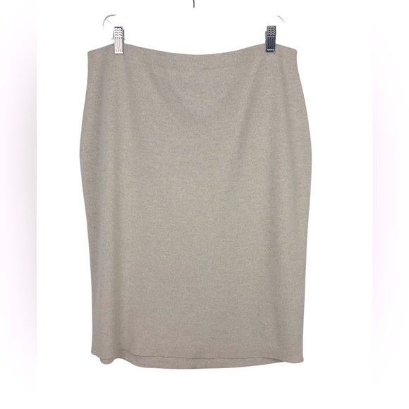 Eileen Fisher NWT The Icons Wool Crepe Skirt Womens Minimalist Size Large - Picture 6 of 9